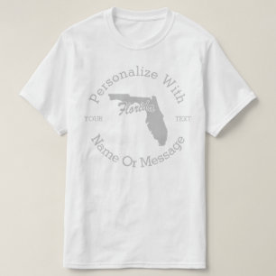Camiseta T-shirt PERSONALIZADO estado do Flórida