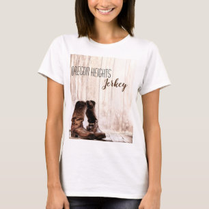 Camiseta T-Shirt Personalizado Inicia o País RUST