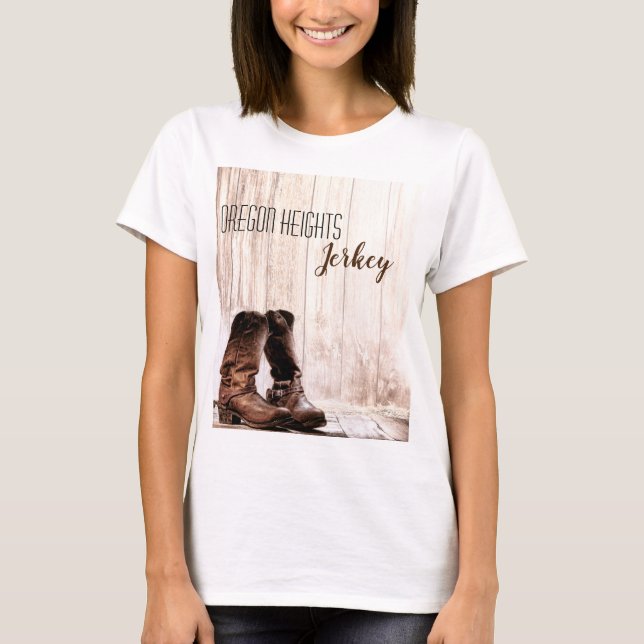 Camiseta T-Shirt Personalizado Inicia o País RUST (Frente)