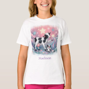 Camiseta T-Shirt Personalizado Para Garota-Vaca