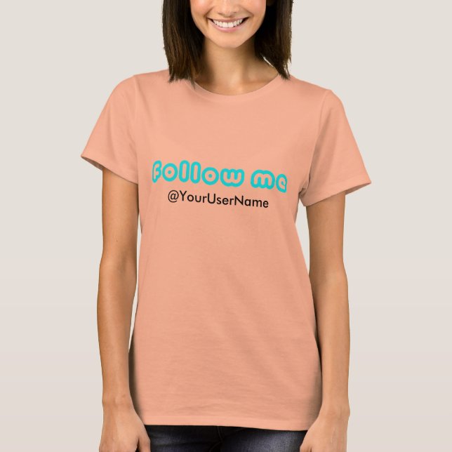 Camiseta T-Shirt Personalizado "Sigam-me" (Frente)