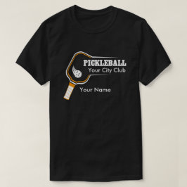 Camiseta T-shirt personalizável do Pickleball Blue Club B
