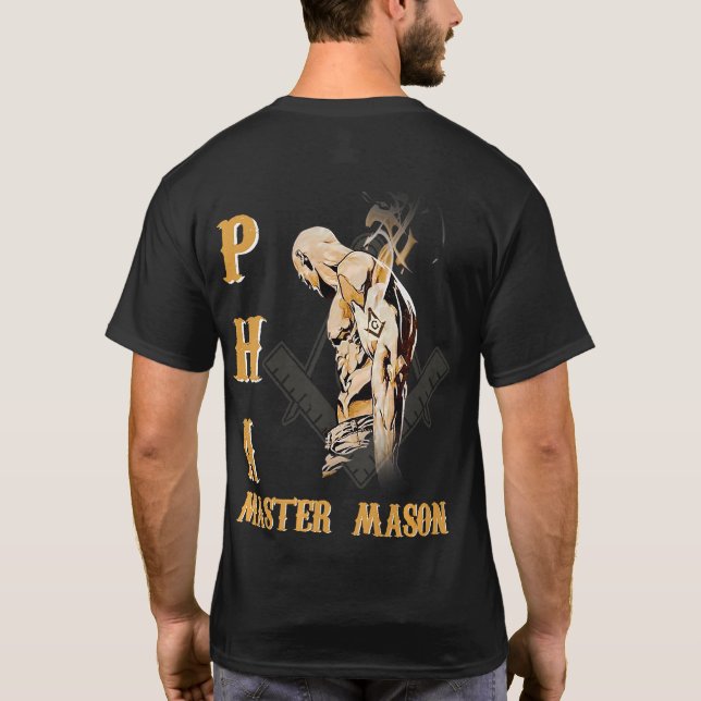 Camiseta T-Shirt PHA MASTER MASON Natal Premium (Verso)