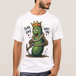 Camiseta t-shirt Pickle King - Engraçado Cartoon Pickle Roy