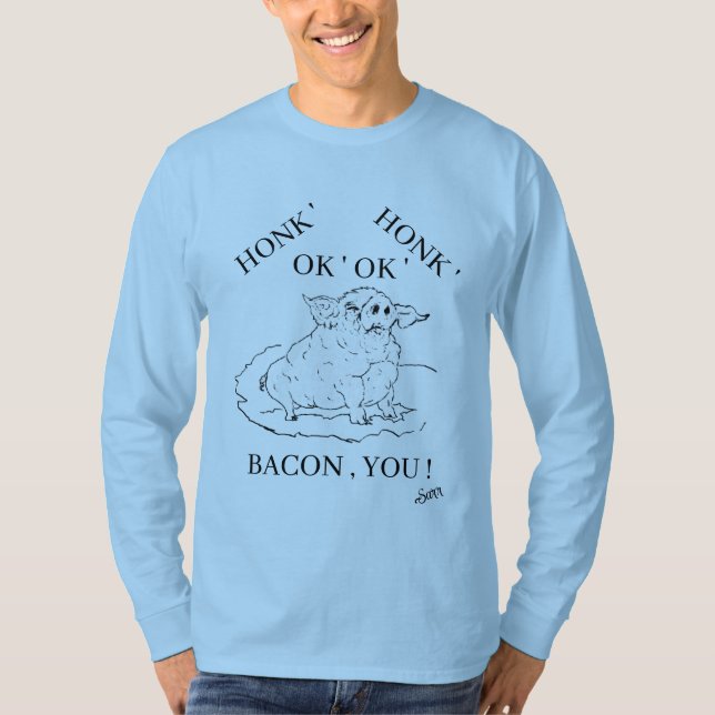 Camiseta T-Shirt: Pig's Pun! (Frente)