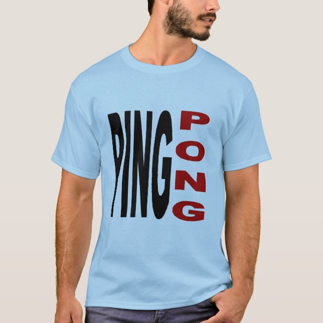 Camiseta T-shirt  PING PONG (Frente)
