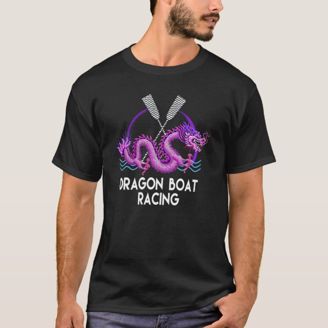 Camiseta T-Shirt Pink Dragon Bat Racing (Frente)