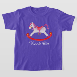 Camiseta T-shirt pintado bonito das meninas da arte do