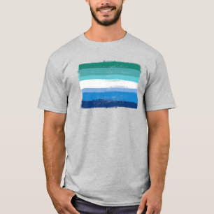 Camiseta T-Shirt Pintado de Orgulho Masculino Gay