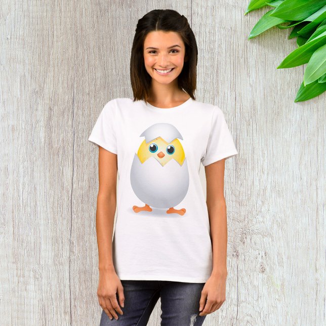 Camiseta T-Shirt pintinho Amarelo-Chicken (Criador carregado)