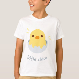 Camiseta T-Shirt pintinho branco