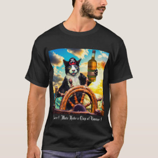 Camiseta T-Shirt Pirata Cat