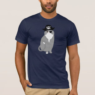 Camiseta T-Shirt Pirata Cat