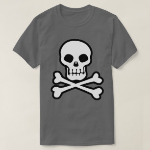 Camiseta T-Shirt Pirate Skull e Crossbones