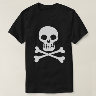 Camiseta T-Shirt Pirate Skull e Crossbones