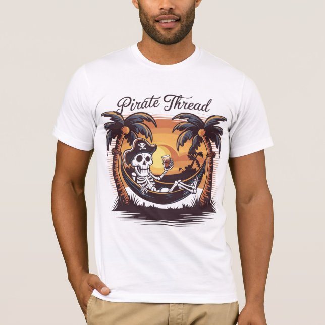 Camiseta T-Shirt Pirate Sunset (Frente)