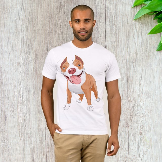 Camiseta T-Shirt Pit Bull Mens (Criador carregado)