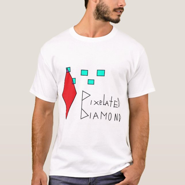 Camiseta t-shirt pixelada (Frente)
