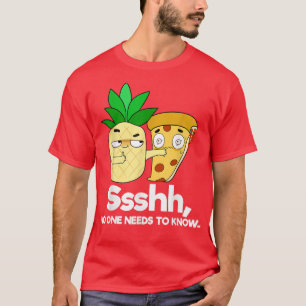 Camiseta T-Shirt Pizza de Abacaxi comida