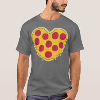 Camiseta T-Shirt Pizza Heart