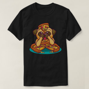 Camiseta T-Shirt Pizza Pug