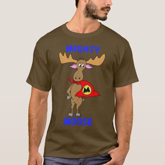 Camiseta T-shirt poderoso dos alces (Frente)