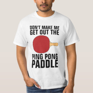 Camiseta T-Shirt PONG PONG PONG PING FUNNY