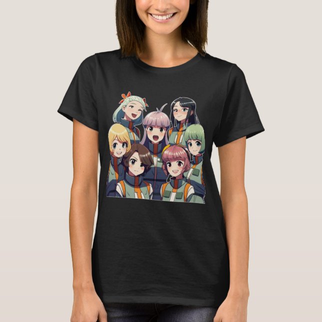 Camiseta T-Shirt pop ama anime engraçada Hoodie pop art (Frente)