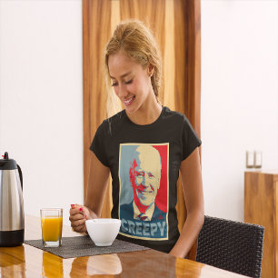 Camiseta T-Shirt POP ART BIDEN CREEPY