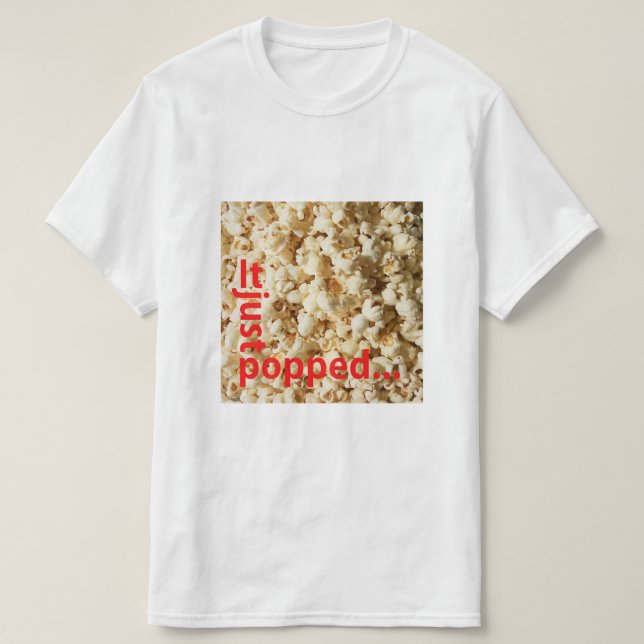 Camiseta T-shirt Popcorn (Frente do Design)