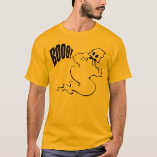 Camiseta T-shirt por muito tempo Sleeved do fantasma do Dia