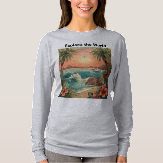 Camiseta T-shirt por pôr do sol