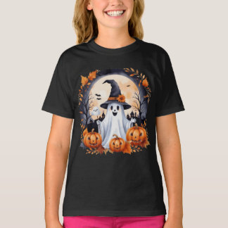 Camiseta T-shirt pour femmes: Halloween fantôme