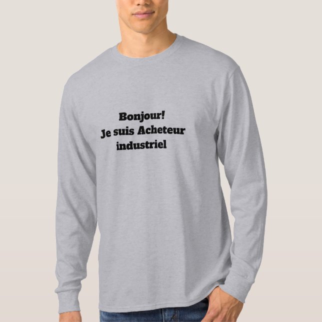 Camiseta T-Shirt pour l'Acheteur industriel (Frente)