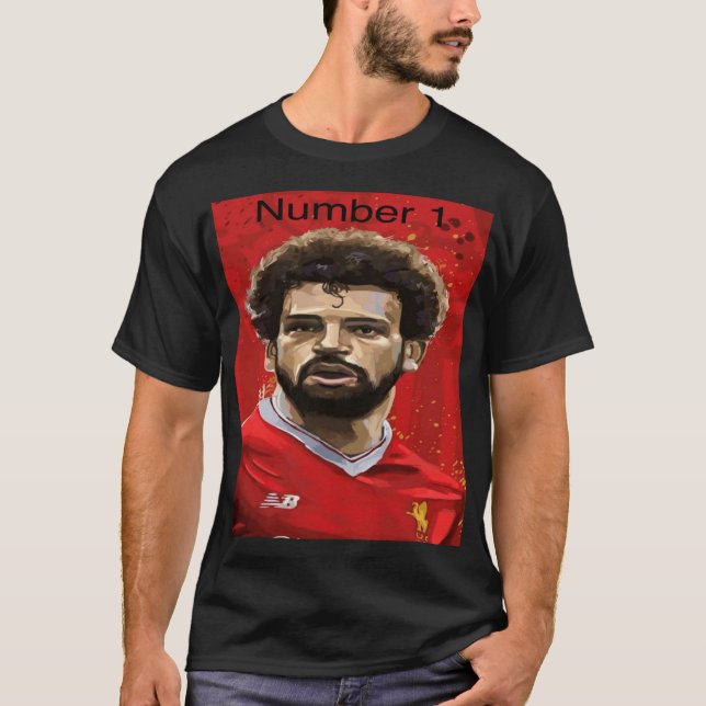 Camiseta T-shirt pour  supporteur de Mohammed Salah (Frente)