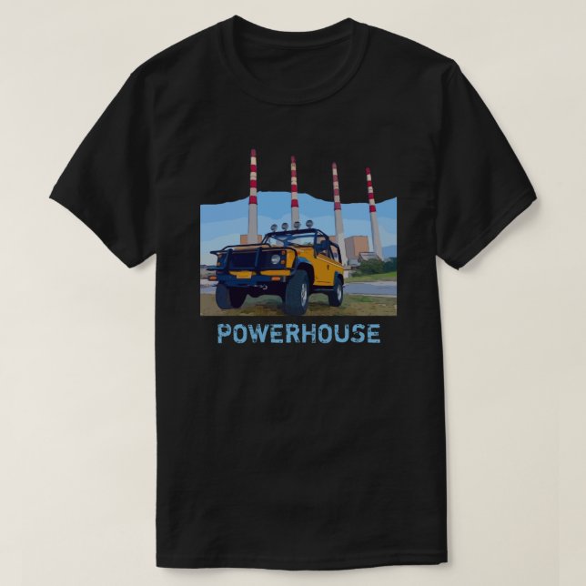 Camiseta T-Shirt POWERHOUSE (Frente do Design)