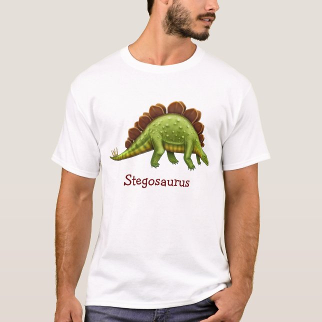 Camiseta T-shirt pré-histórico do adulto do dinossauro do (Frente)