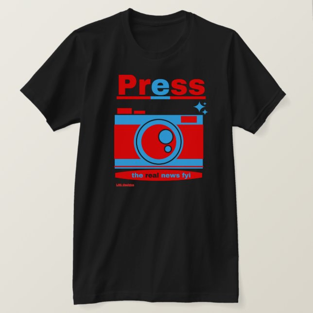 Camiseta t-shirt "PRESS" (Frente do Design)