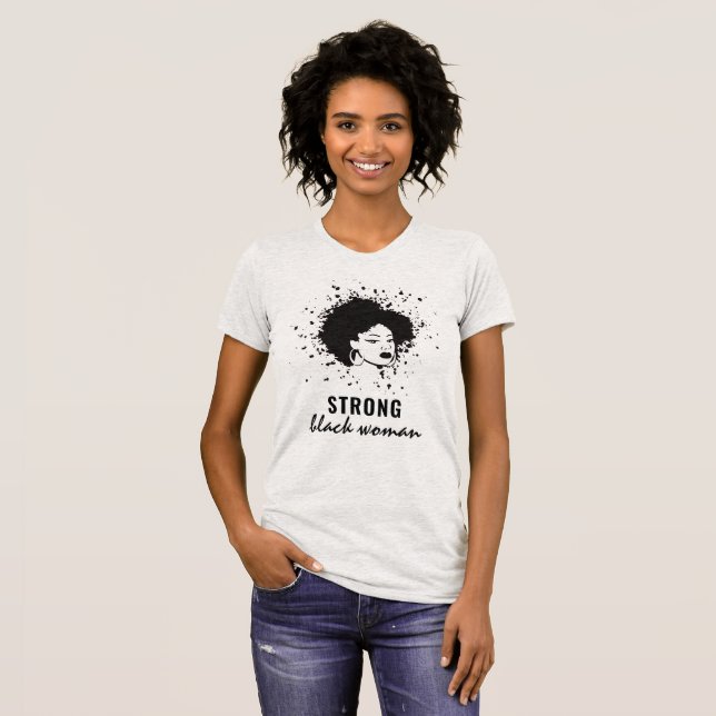 Camiseta T-Shirt Preta Forte (Frente Completa)