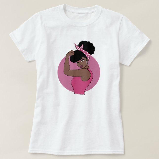Camiseta T-Shirt Preta Forte (Frente do Design)