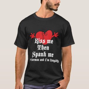 Camiseta T-shirt preto alemão impertinente