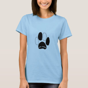 Camiseta T-shirt preto & branco da pata