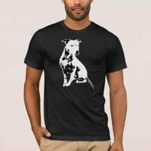 Camiseta T-shirt preto & branco de Pitbull