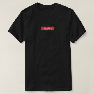Camiseta T-shirt preto classificado