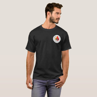 Camiseta T-shirt preto com logotipo do CFA