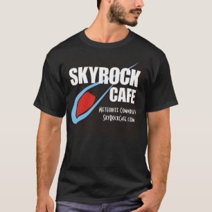 Camiseta T-shirt preto com logotipo preto