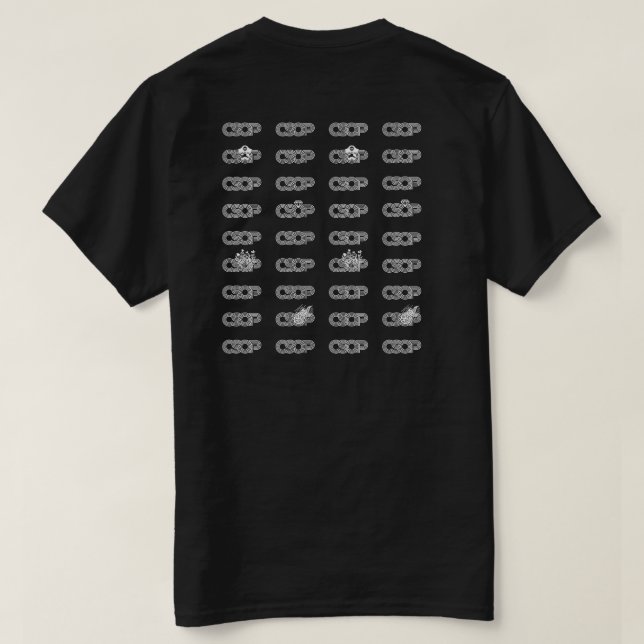 Camiseta T-Shirt preto CSOP 2025 (Verso do Design)