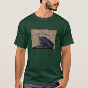 Camiseta T-shirt preto da arte do Animal-apoio do gato