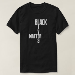 Camiseta T-shirt preto da matéria das vidas