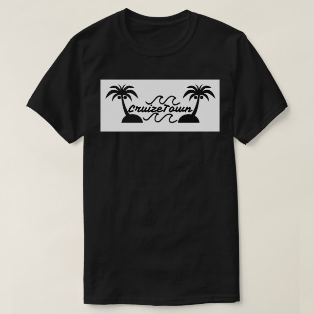 Camiseta T-shirt preto de CruizeTown (Frente do Design)